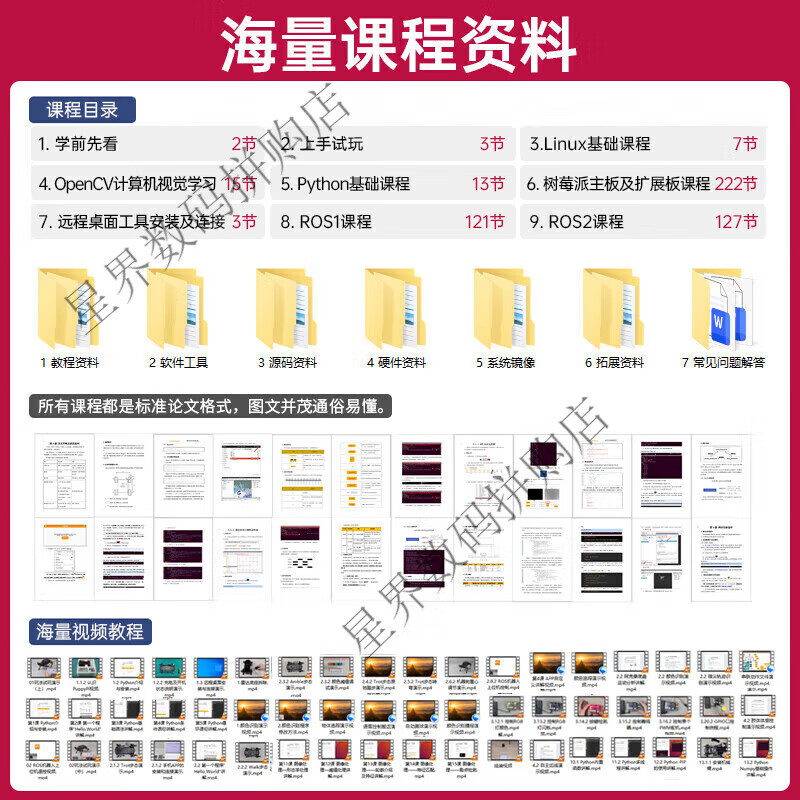 Huaner ROS robot quadruped robot dog PuppyPi bionic intelligent programming AI vision large model Raspberry Pi 4B/5 standard version with vision Raspberry Pi 5/16G