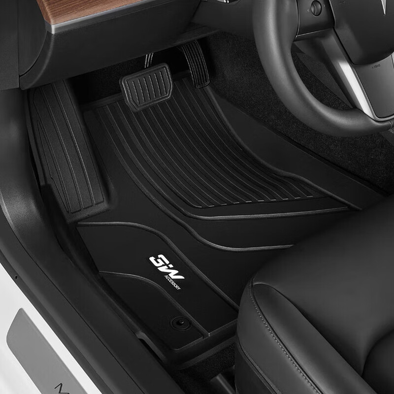 Jingdong Car 3wauto-life Tesla model 3 renewed version TPE car floor mats 5-piece set