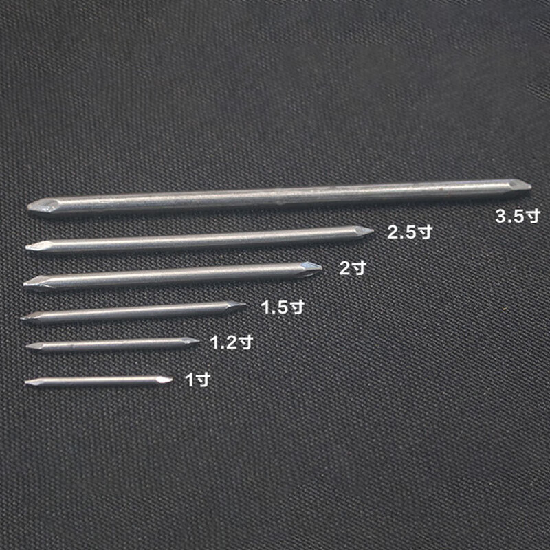 Miyi solid wood baseboard nails, two-way traceless nails, double-headed nails, wood board connecting straight nails, two-headed nails, 2-headed connecting double-pointed nails, 1 inch/length 3cm, diameter 1.8mm, 50 pcs