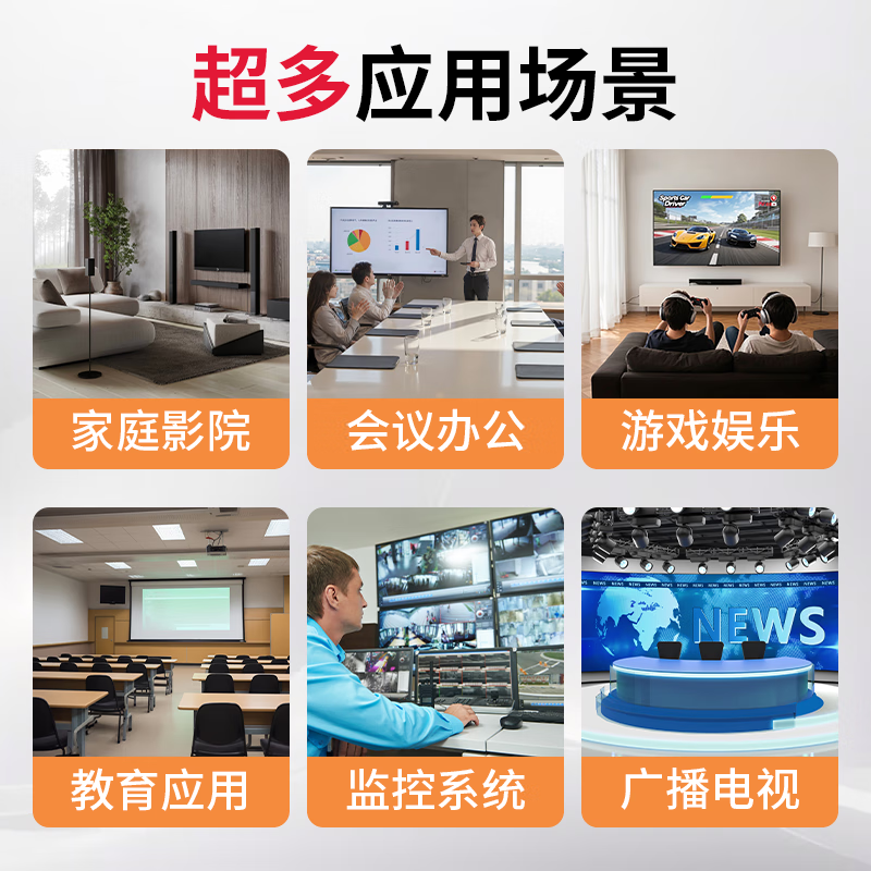 Monster M3000 fever-grade HDMI2.1 4K120Hz/8K60Hz home theater player computer TV box projector PS5 cable 48G full bandwidth 3 meters