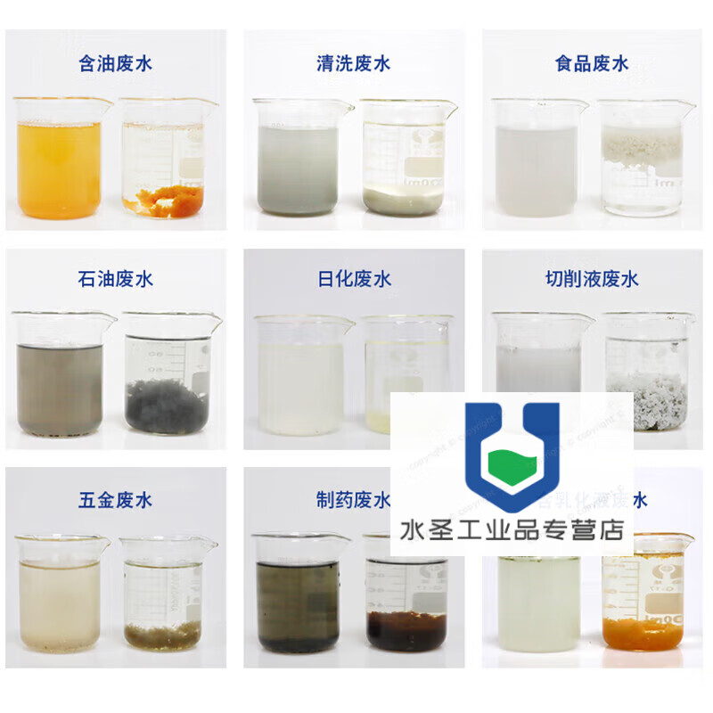 GJXBP reverse phase demulsifier food cutting fluid grinding cleaning demoulding pharmaceutical oil field oil-water separation wastewater degreasing 1kg demulsifier 25kg demulsifier