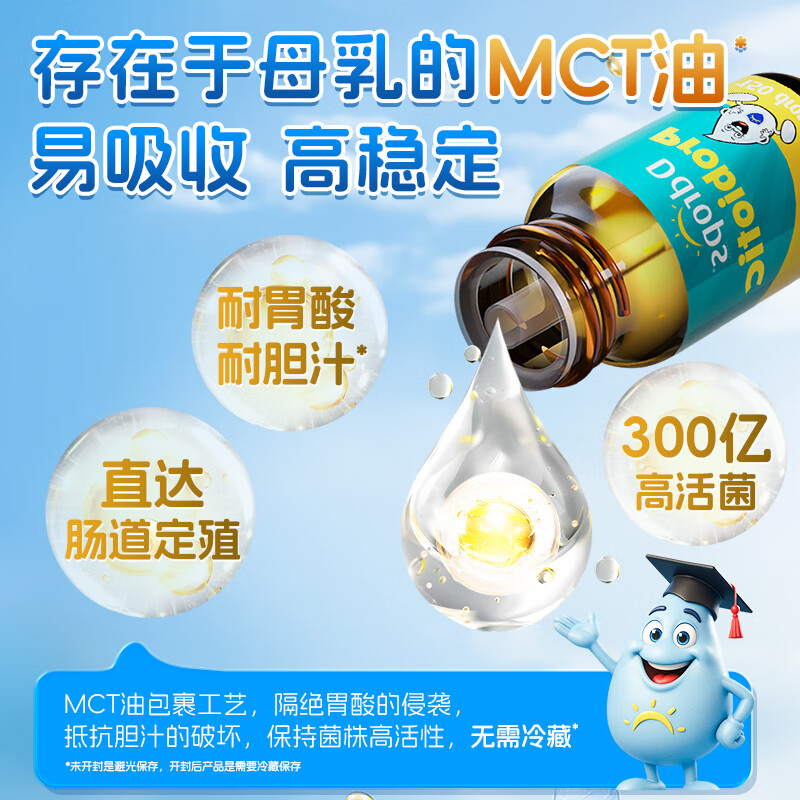 Ddrops probiotic drops for newborn infants and young children bb12 Bifidobacterium animalis subsp. lactis 5ml