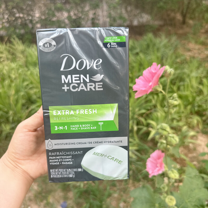 Dove (Dove) Canada DOVE Dove soap in stock, family size for sensitive skin, 106g, 16 pieces, men's refreshing cologne single piece 106g