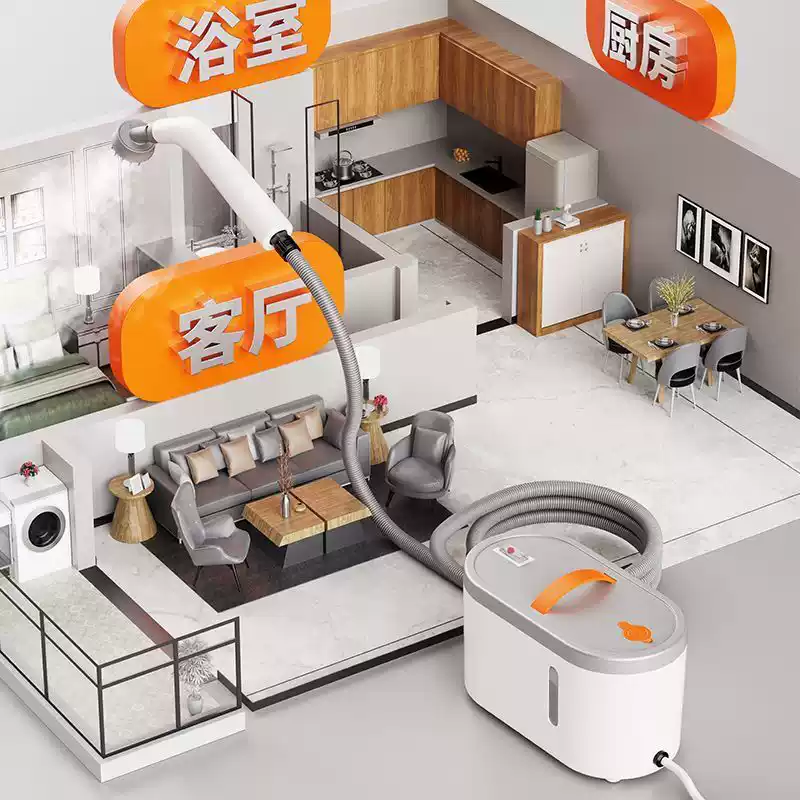 Sanqihu household multi-functional high-temperature steam cleaner kitchen cleaning range hood cleaning machine air-conditioning mop high-voltage home appliances standard model warranty 1 year high-temperature steam cleaning