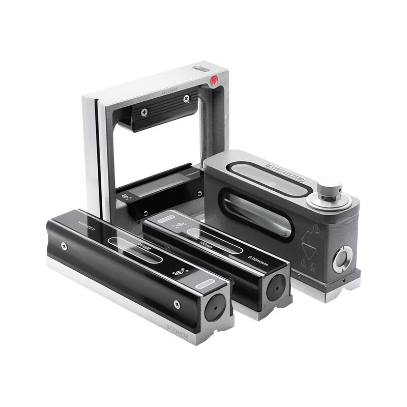 High-precision bar level measurement 3001500.02mm machine tool fitter level bubble optical imaging level 165mm0.01