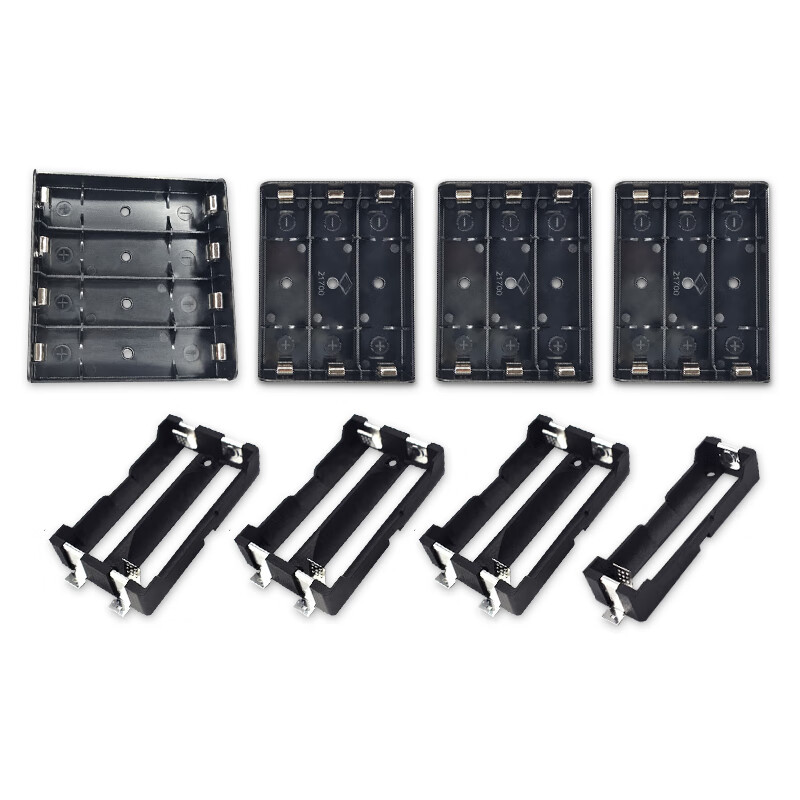 Dafuri 21700 lithium battery box PCB pin type 1 cell/2 cells/3 cells/4 cells series/parallel battery slot 3.7v base 21700 1 cell with cable battery box