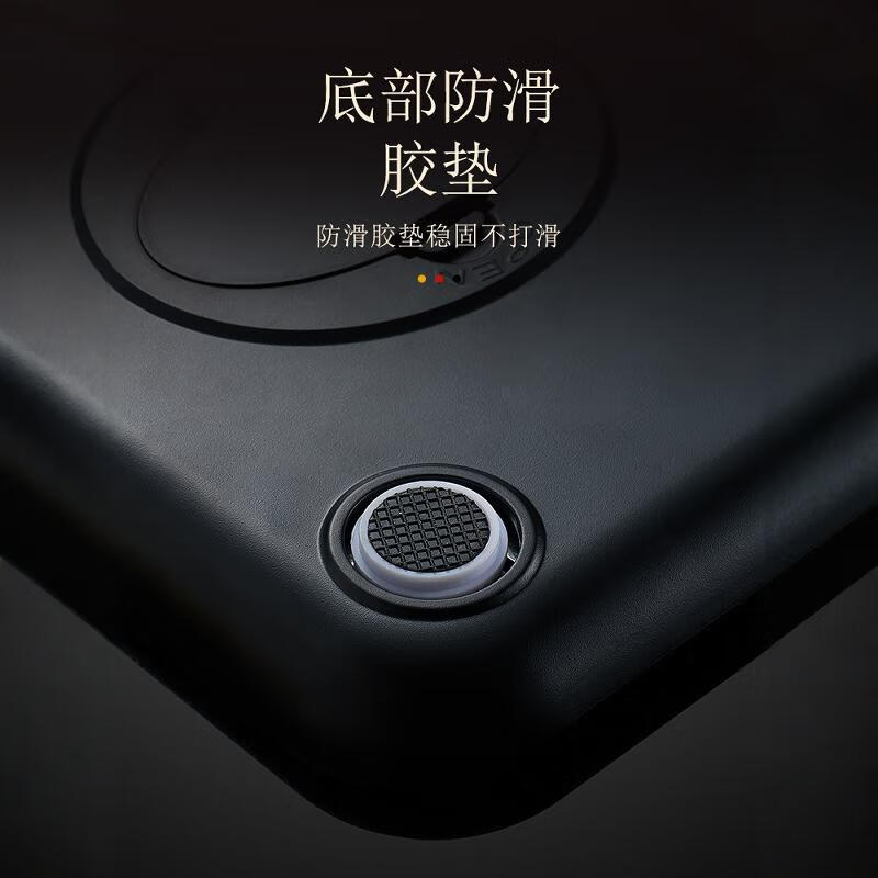 JCZS German quality kitchen scale stainless steel electronic scale household small gram scale high-precision jewelry food weigher battery type stainless steel - black silver (5kg/1g)