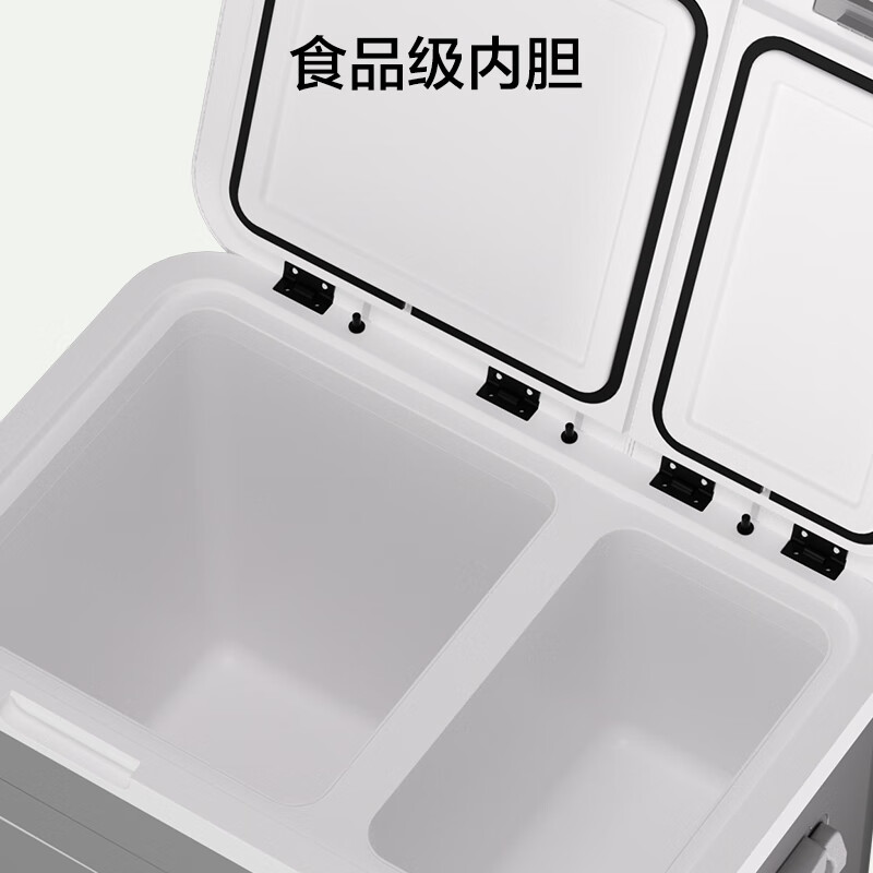 Midea Car Refrigerator Mini Home Small Office Dormitory Rental Refrigerator Freezer Mini Refrigerator Freezer Dual-Use for Car and Home - Dual Zone Design - 44L