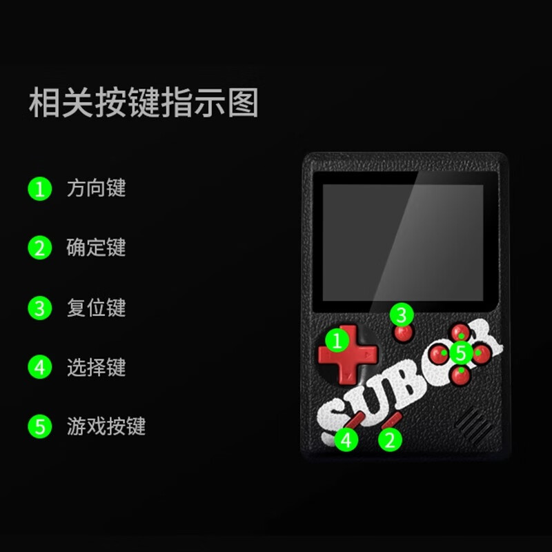 Xiaobawang handheld game console handheld children's nostalgic Tetris game console connected to the TV small retro FC red and white machine 2025 new arcade as a Father's Day gift for boyfriend Q5 upgraded version 600 classic FC games