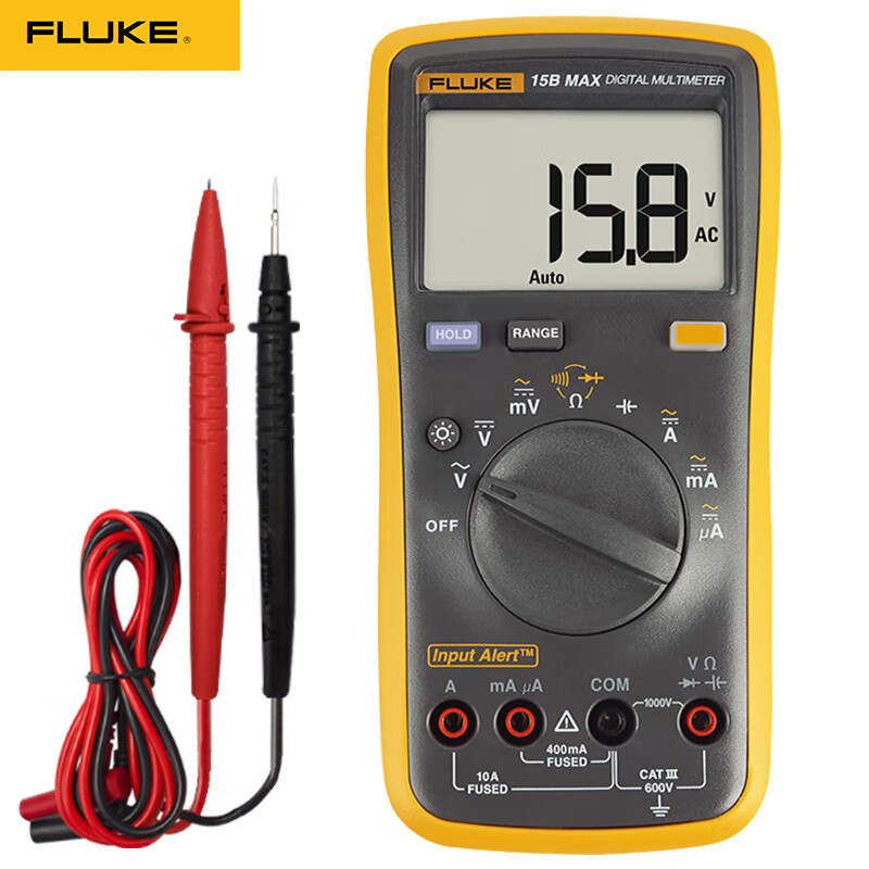 FLUKE multimeter high-precision digital multimeter intelligent anti-burn electrician voltmeter multi-function multi-purpose digital display ammeter F15B special upgrade model