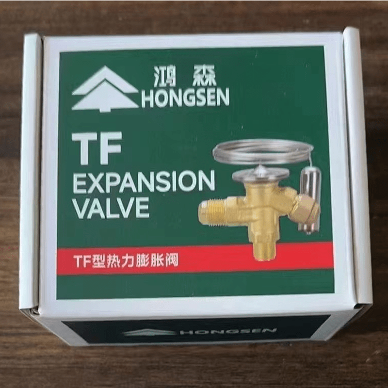 Refrigerator cold storage TF type right-angle internal balance R22/R404/R134/R410 throttling thermal expansion valve TF410 valve body No. 5 core R410