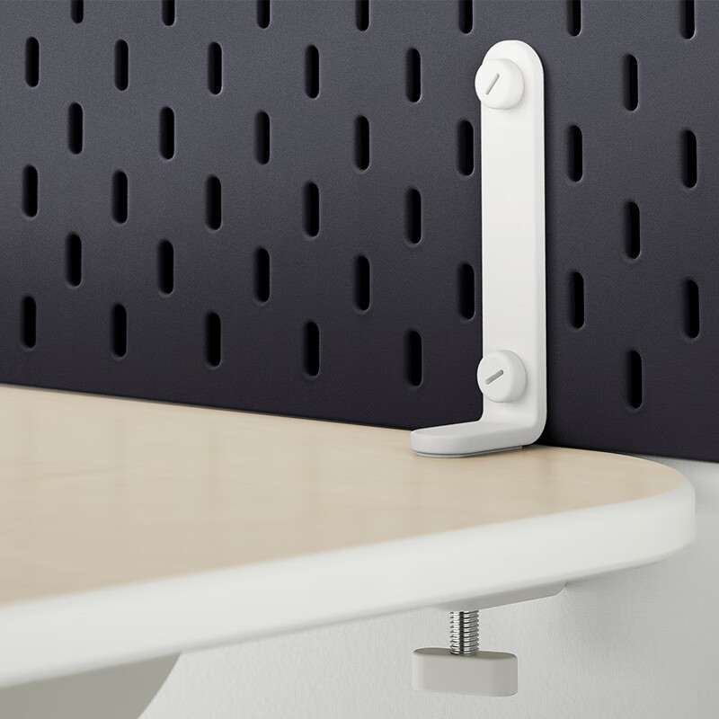 IKEA (IKEA) SKADIS gaming room hole board wall storage entry entrance storage hanging board student dormitory small peg board combination + connecting accessories + clip + storage basket hole board combination black 76x56 cm