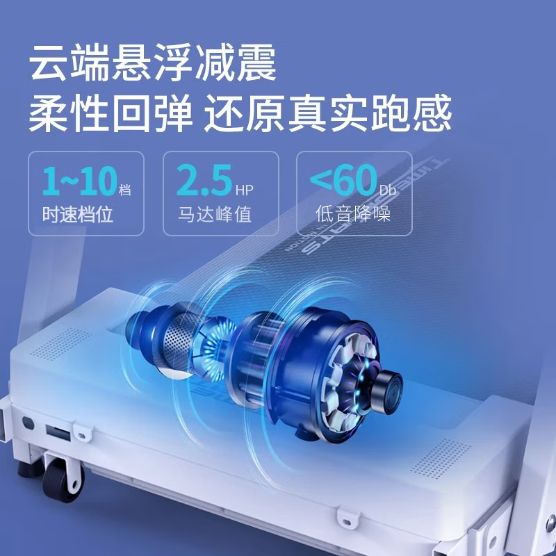 Treadmill for home use foldable smart electric walking machine indoor small weight loss exercise sports fitness equipment black sports version 3 modes/12 programs