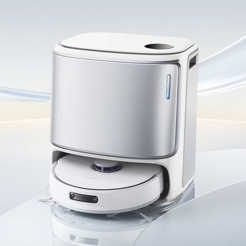 Cloud Whale Sweeping Robot J4 Enhanced Version Sweeping and Mopping Integrated Automatic Cleaning Fully Automatic Mopping and Floor Washing Machine Smart Home Official Sweeper Upgraded Xiaoyao 001 White Water Tank Model