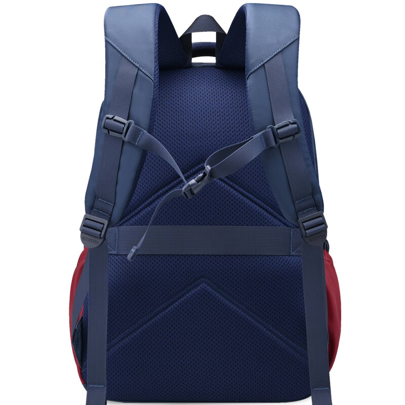 Edison inventor junior high school student schoolbag spine protection and load reduction boys and girls large capacity backpack high school backpack k21-2 blue