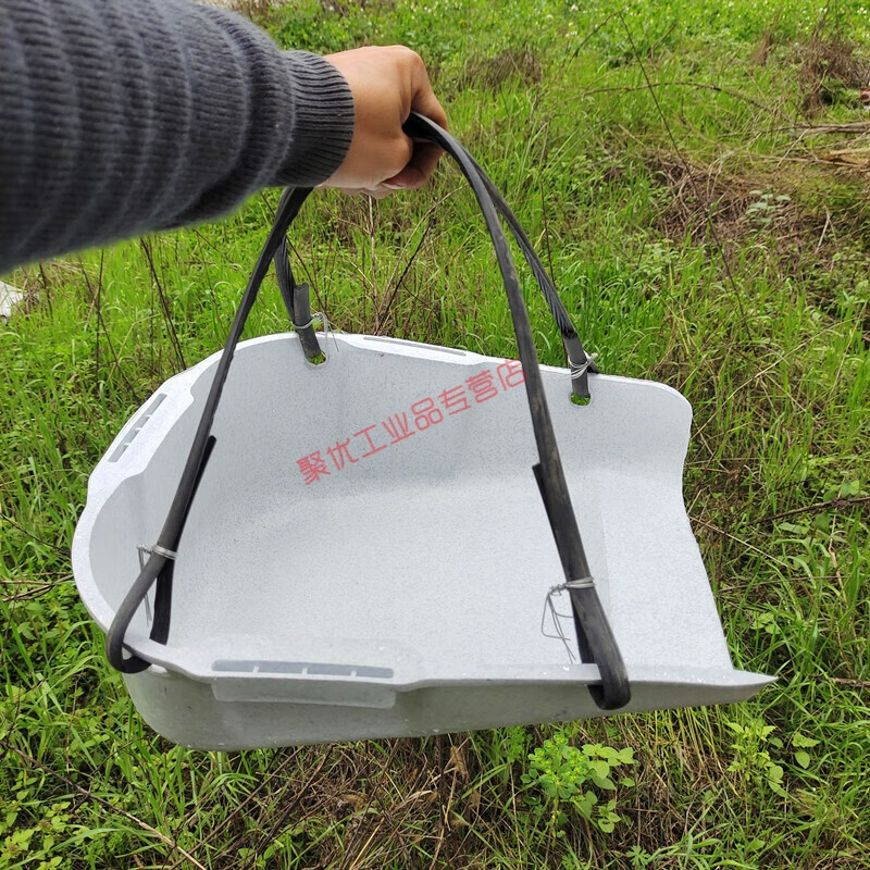 Garbage shovel, agricultural construction site dustpan, soil picker, mud dustpan, garbage plastic dustpan, rubber dung dustpan, black