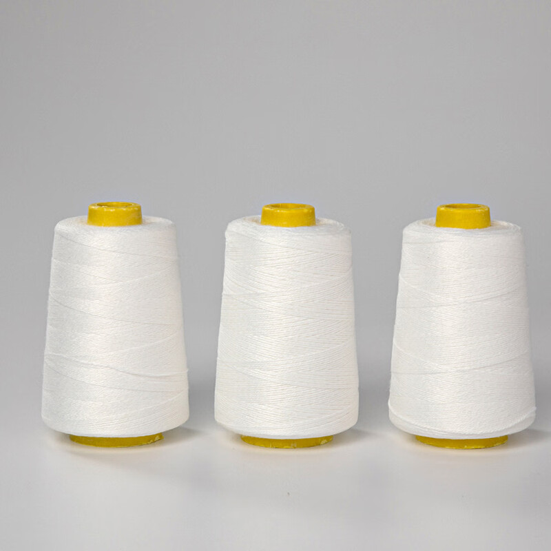 Baopinfang portable packing thread, sewing thread and packing thread (100 rolls), sewing machine sealing thread, sewing thread, sealing machine packing thread, white 6 strands