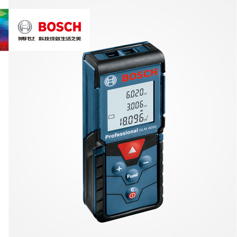 Bosch (BOSCH) Bosch laser rangefinder high-precision handheld laser ruler electronic ruler GLM4000 rangefinder nylon bag for rangefinder