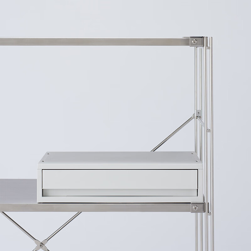 MUJI polypropylene storage box drawer type storage box storage box can be combined wide/thin/off-white 3S 37*26*9cm