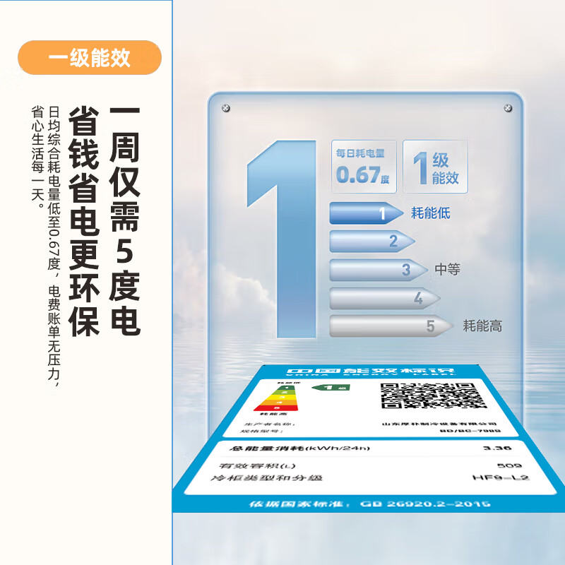 Suning Yipin Freezer Commercial Household Freezer Horizontal Large Capacity Full Freezer Flagship Display Cabinet Single Temperature Range 0.98 Meter丨One-click Smart Change丨Smart Lock Freshness Same Style Offline丨Damage Compensation丨180 Days Only Replacement No Repair