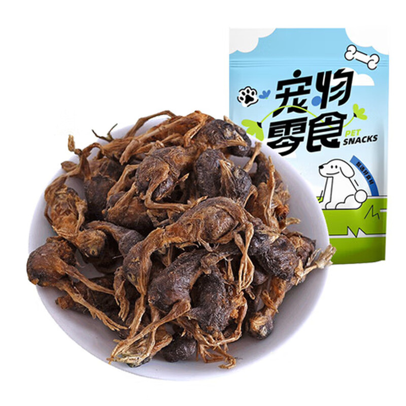 Yali Song dog snacks quail freeze-dried 150g molar nutrition fattening hair gills raw bone meat mixed with grain bright hair pet snacks