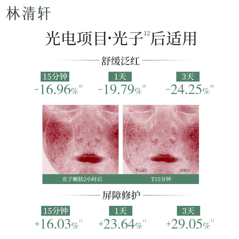 Lin Qingxuan Camellia Repair Barrier Second-Pulse Essence Moisturizing and Soothing 1.5ml*30 pieces gift box on clearance