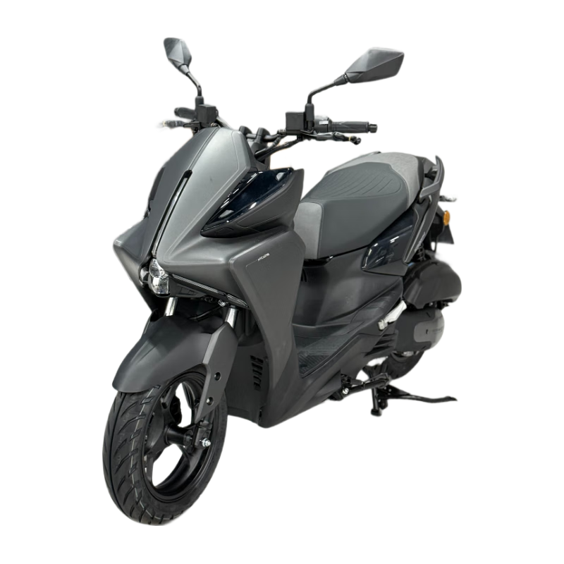 Kajiwayayatu 150 pedal fuel motorcycle Qianjiang water-cooled engine bionic handsome black 25 models