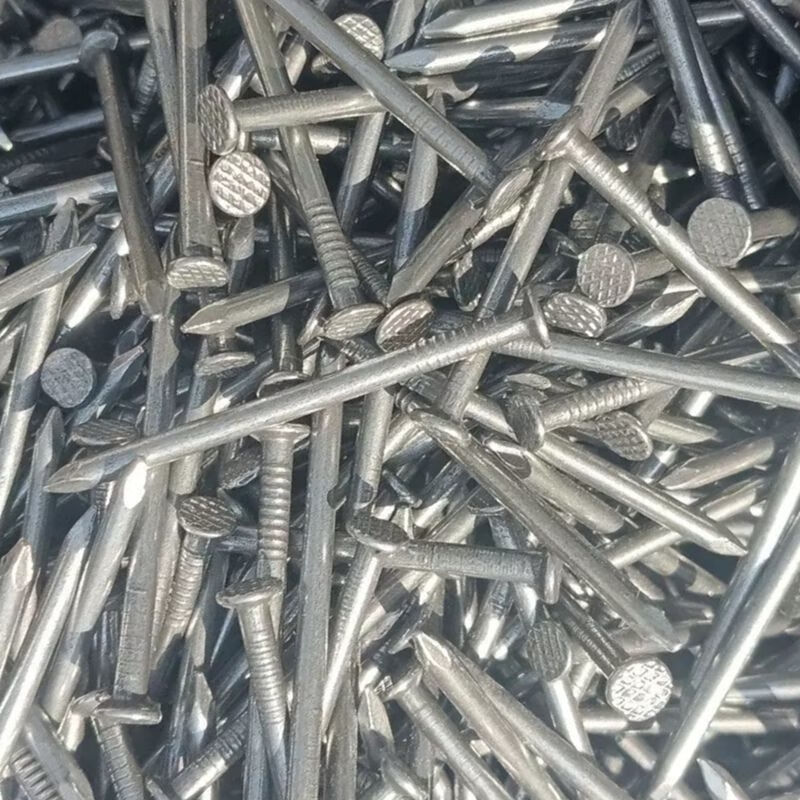 Vinoa scattered decoration shoe nails, small round nails, small iron nails, woodworking household small foreign nails, small door and window nails, wooden board nails, 16mm long (40 pcs)