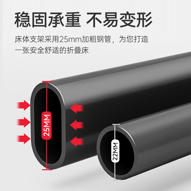 Antarctic folding sheet single bed office nap nap bed camp bed companion bed bi-fold bed with comfortable cotton pad