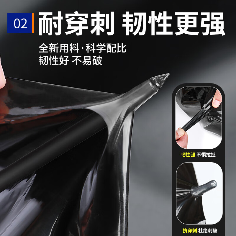 Shuangyuan thickened fish pond anti-seepage membrane geomembrane fish pond special waterproof cloth rain-proof plastic cloth moisture-proof plastic film 2*2 meters