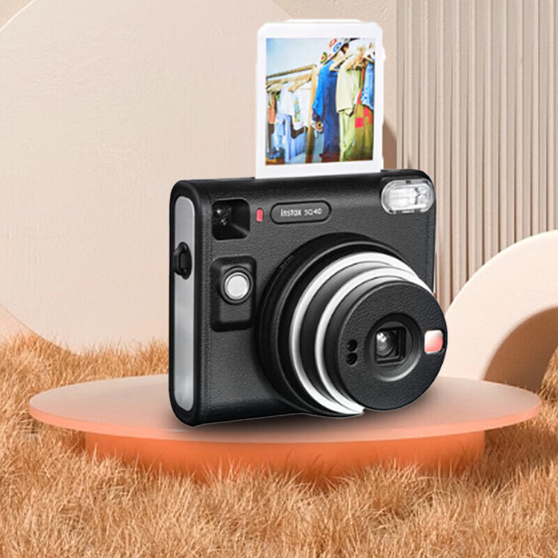 Fuji (FUJIFILM) instax SQUARE SQ1/S40 instant imaging camera square photo New Year gift annual meeting prize Valentine's Day SQ40 black international version