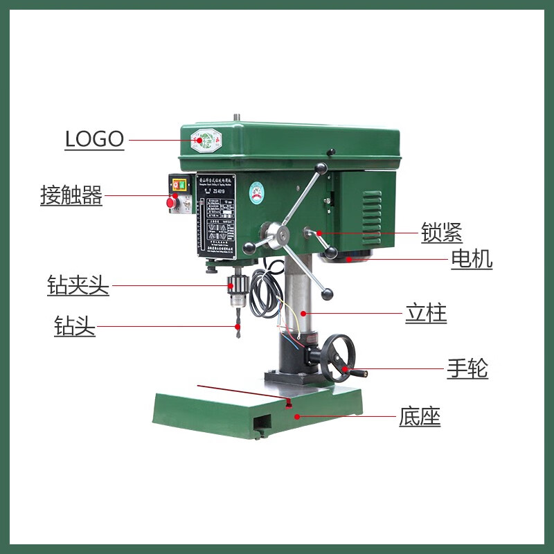 Anhui Huangshan brand bench drilling and tapping dual-purpose machine drilling and tapping integrated internal thread tax included industrial three-phase 380V ZS404040mm/steel M28/1.1KW