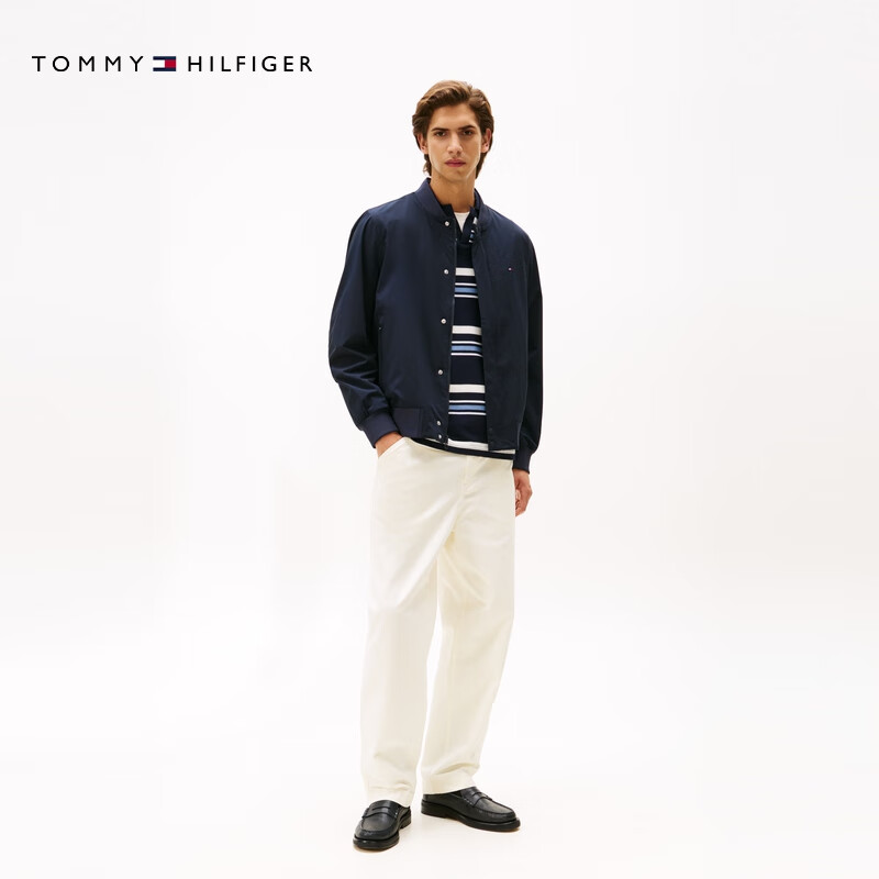 Tommy Hilfiger water repellent 25 new autumn and winter men's lightweight baseball collar coach bomber jacket
