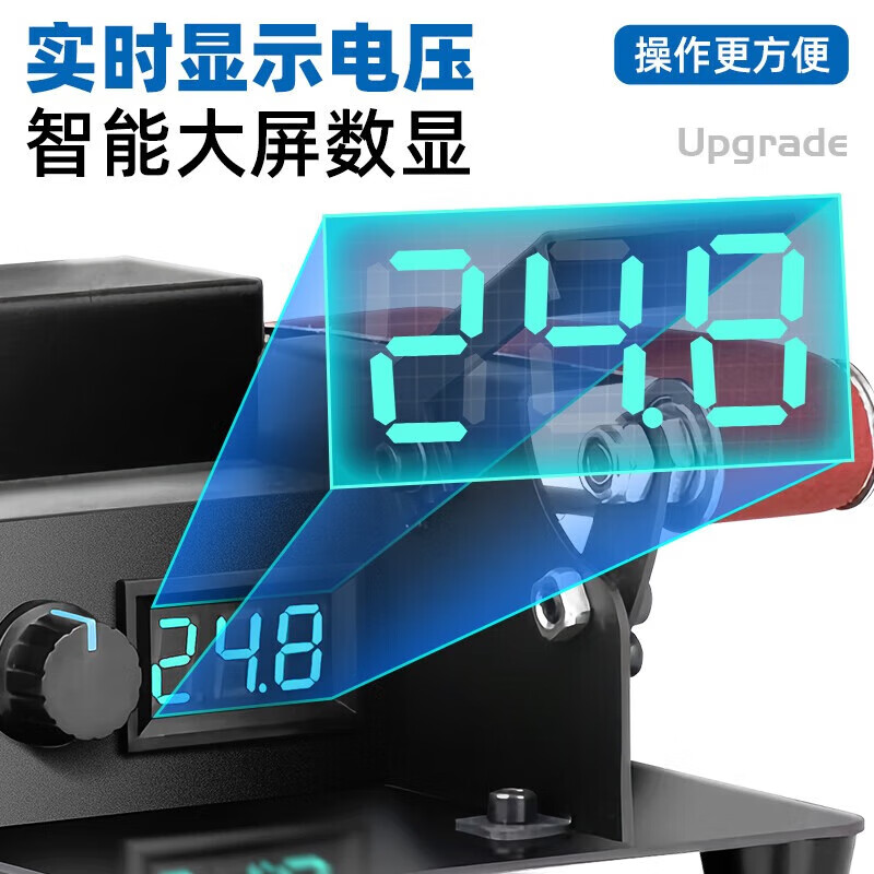 Minxi electric belt sanding machine fully automatic small mini grinding and polishing machine household knife sharpening artifact multi-functional knife sharpening tool 350w polishing wheel + grinding wheel + digital display can be water grinded