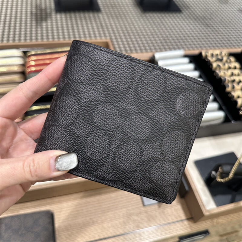 COACH short wallet wallet card holder three-in-one direct mail presbyopia