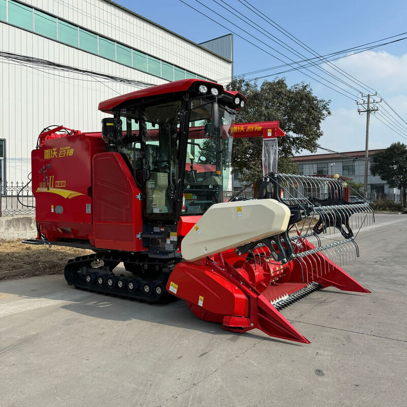 Shantou Lincun customized RG70H harvester wealth creation version Lovol harvester tracked combine harvester Lovol RG70 harvester