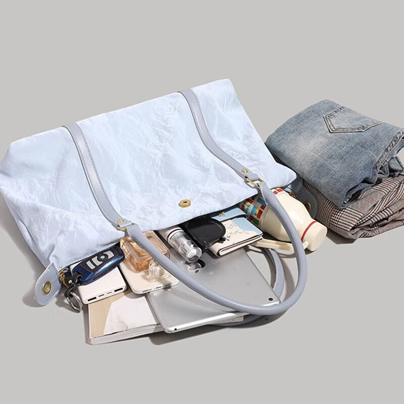 Xingxi large-capacity short-distance travel bag women's shoulder cross-body business trip luggage bag fitness handbag bag maternity bag storage bag blue