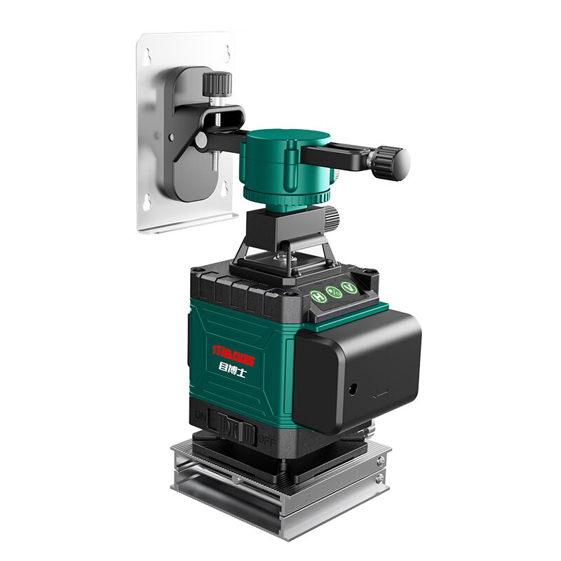 Dr. Mushi 12-line level high-precision strong light thin line green light outdoor wall-mounted laser automatic leveling remote control green light 8-line single electric