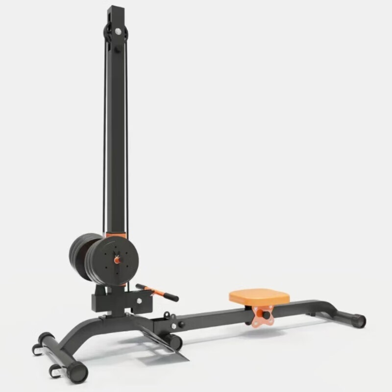 MI Xiaomi Pepper Rowing Machine Home Dumbbell Multifunctional Small Foldable Indoor Equipment Belly Strengthening Full Body Fat Burning Training Exercise Black Orange + 20kg Counterweight