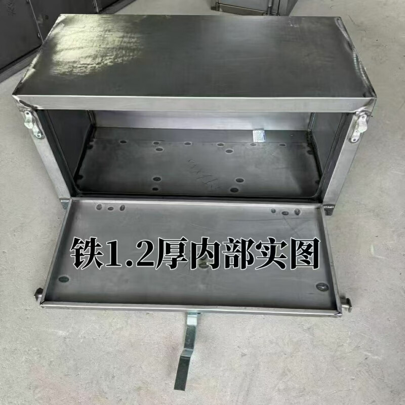 Qinkai truck tool box collection, vehicle-mounted thickened second-hand tool box, iron galvanized iron tricycle multi-purpose tool box cm length 180X depth 50 height 50 galvanized 1.5 thick