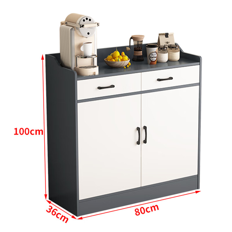 Olin European style sideboard living room side cabinet storage cabinet simple storage cabinet tea cabinet household small wine cabinet wall-mounted integrated storage cabinet