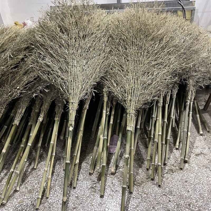 Broom big broom sanitation factory workshop street household bamboo broom to sweep the yard road outdoor courtyard 2.5 meters thickening style 5