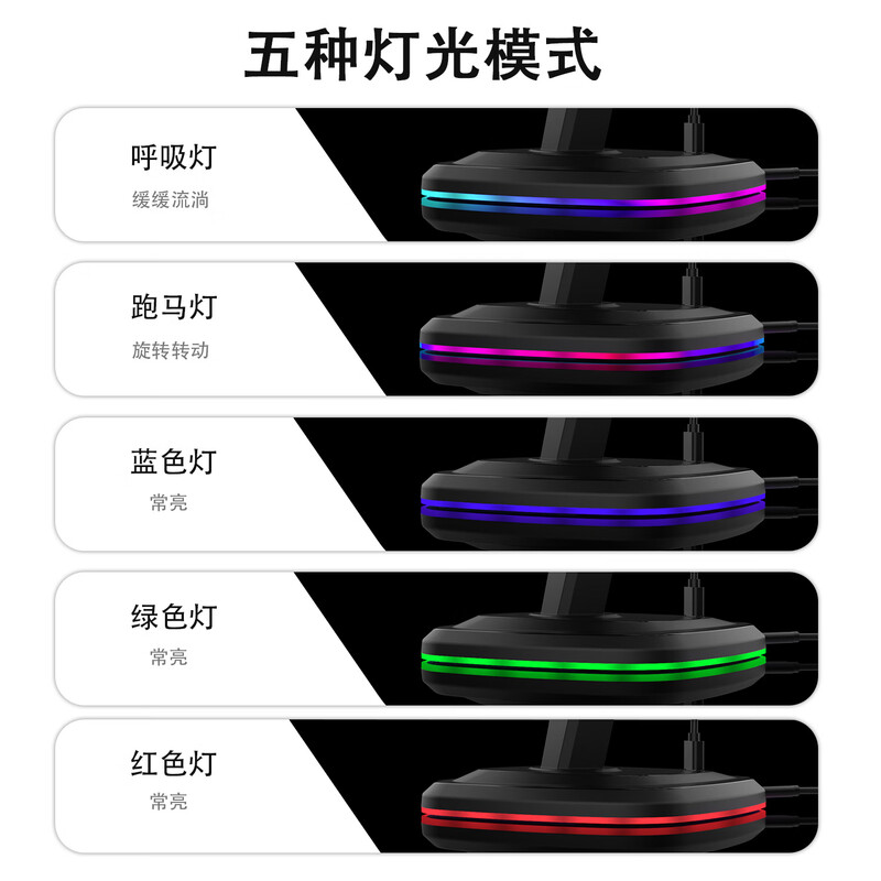 AMVR Rechargeable Bracket Desktop Storage Display RGB Colorful Lighting Quest3/3S/PICO4U Glasses VR Accessories VR Desktop Charging Bracket - Suitable for all types of VR glasses