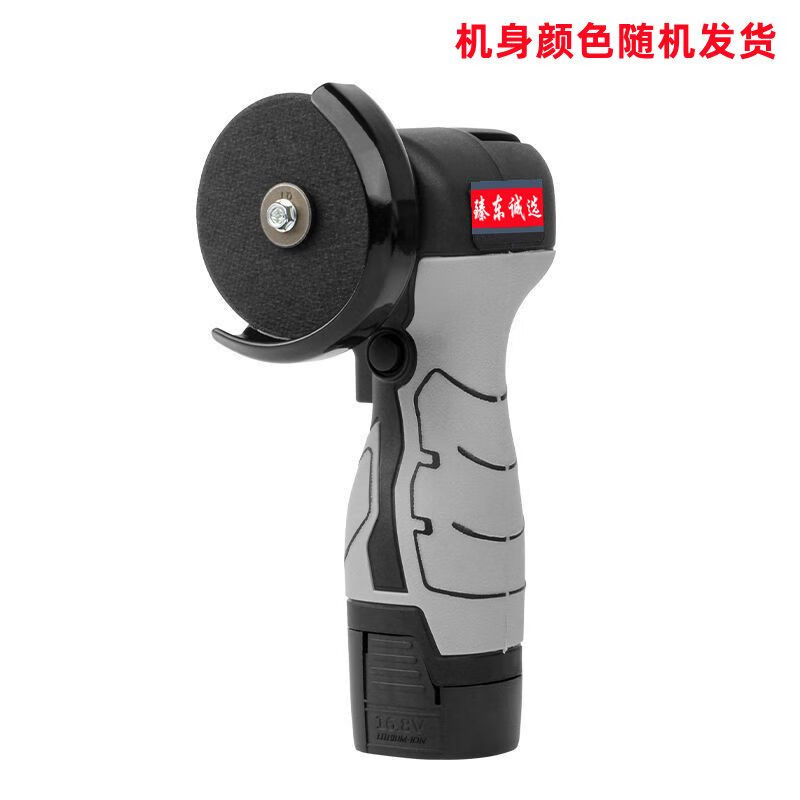 Small mini lithium-electric angle grinder, rechargeable cutting machine, grinder, electric hand grinder, grinder, Dongcheng model 36VF grinder, standard with Yidian
