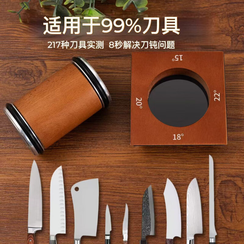 Yeyu 2025 upgraded roller multi-functional whetstone sharpener household kitchen knife scissors outdoor knife sharpening diamond grinding disc * 2 (400+1000)