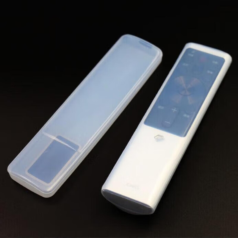 Suitable for remote control TV remote control protective cover TV remote control cover silicone protective cover remote control storage shell remote control shell cover HD transparent bear medium size