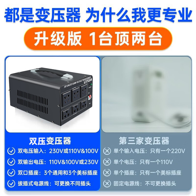 220v to 110v transformer 110V to 220v high power American 120V Japanese 100V voltage power converter 800W two-way transformer 220v to 110v, 110v to 2