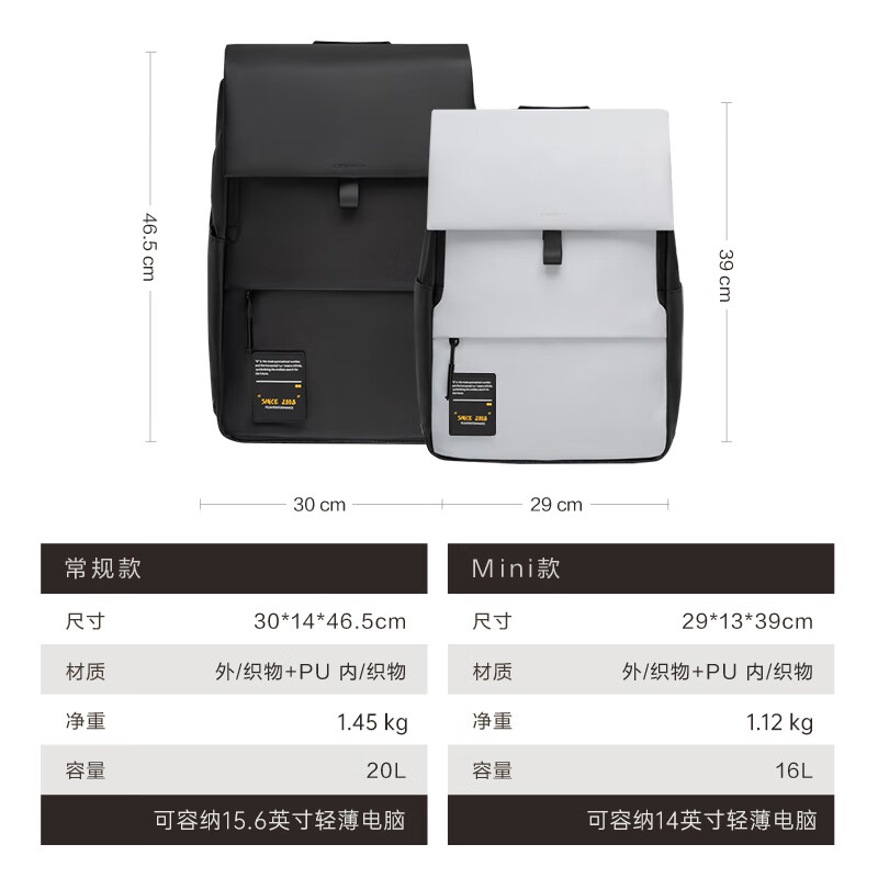 Horizon 8 (LEVEL8) Backpack Computer Bag 15.6-inch Men's and Women's Business Commuting Large Capacity School Bag MOMENT Business Travel Backpack