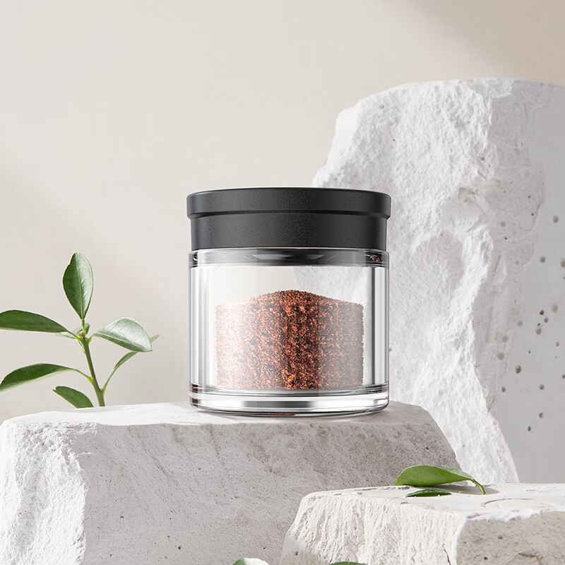 Circle Joy hand-cranked bean grinder, hand-brewed coffee machine, coffee powder sealed can, coffee bean mini storage can 90ml