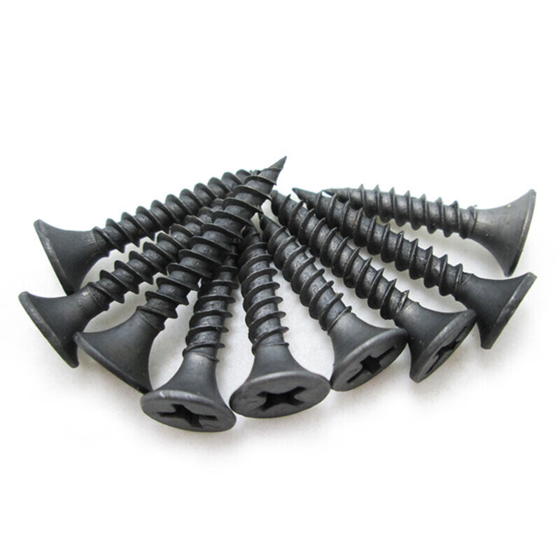 Jestin self-tapping screws high-strength dry wall nails wood screws wallboard nails keel self-tapping cross flat head self-tapping screws high-strength M3.5*25 (100 pieces)